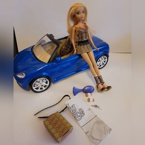 My Scene Barbie Doll & Car Lot Mattel Y2K